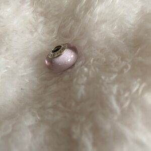 Pandora Disney large glass charm pink